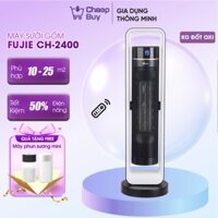 Máy sưởi gốm Nhập khẩu không khô da FujiE CH2400, quạt sưởi ấm phòng điều khiển từ xa, tự ngắt tiết kiệm điện