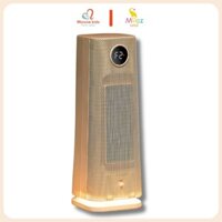 Máy sưởi gốm PTC Moaz Bebe MB077 cho bé, quạt sưởi đa năng không đốt oxy - Monnie Kids