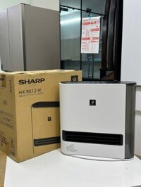 Máy sưởi gốm Sharp HX-RK12, có tạo ẩm, khử khuẩn nội địa Nhật