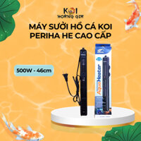 Máy sưởi hồ cá Periha HE cao cấp bọc nhựa duy trì nhiệt độ ổn định cho bể cá cảnh, hồ cá Koi 500W