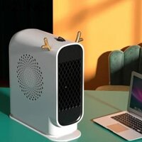 Máy sưởi không gian treo tường HZLING, Máy sưởi điện Mini tiết kiệm năng lượng tiếng ồn thấp, Làm nóng nhanh bền Máy bơm nhiệt từ xa im lặng Máy sưởi phòng ngủ gia đình Máy tính để bàn