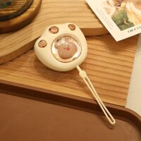 Máy sưởi mini cầm tay 2400mah hình chân mèo đáng yêu (cắm sạc USB)