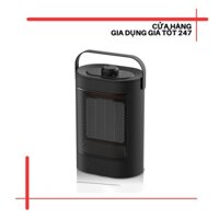 Máy sưởi mini đảo chiều, quạt sưởi an toàn cho gia đình, văn phòng tự ngắt khi nghiêng quá 30 độ