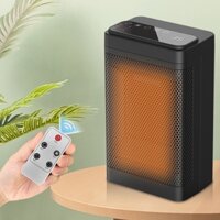 Máy sưởi mini Hanque YND-1200D tiêu chuẩn bản màn hình led, Quạt sưởi mini để bàn có điều khiển tiện ích sang trọng