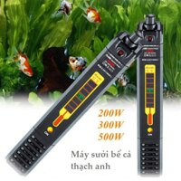 Máy sưởi thạch anh 300W có nhiệt kế điều chỉnh nhiệt độ bể cá