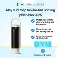 Máy sưởi tháp tạo ẩm 4in1 Hàn Quốc Sothing, làm ấm nhanh, tích hợp đèn ngủ, quạt gió siêu mát