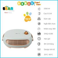 Máy Sưởi Treo Tường, Quạt Sưởi Điện Treo Tường BEAR DNQ-A19B1 Không Làm Khô Da, Công Suất 2000 W - Hàng Chính Hãng