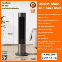 Máy sưởi Xiaomi Mijia Fan Heater NS01 hai chiều nóng - lạnh