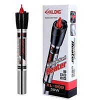 Máy sưởi XILONG 50W siêu ấm cho hồ cá, bể cá , vỏ inox chống vỡ