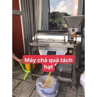 máy tách hạt chanh dây tự động, máy chà tách hạt chanh leo, máy tách hạt thanh long xoài