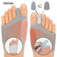 Máy tách ngón chân tình yêu Tech với miếng dán bảo vệ xương ngón chân to có thể điều chỉnh Tấm lót silicon