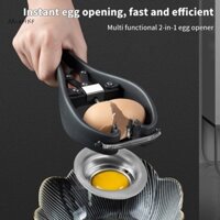 Máy tách trứng MceHKF Máy tách trứng cầm tay bằng thép không gỉ Dụng cụ mở trứng có lòng đỏ trứng Máy tách vỏ trứng Dụng cụ bẻ trứng Mới