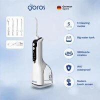 Máy Tăm Nước Cầm Tay GOROS Aqua 360 Water Flosser - Hàng Chính Hãng