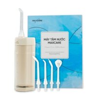 Máy tăm nước cầm tay Maxcare Travel  UltraClean Max456Pro - Hàng Chính Hãng- Tặng lọ nước súc miệng Listerin 250ml