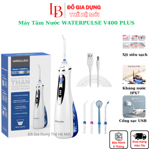 Máy tăm nước cầm tay Waterpulse V400 Plus