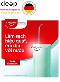 Máy Tăm Nước Colgate Cầm Tay Ngăn Thấm Nước Màu Xanh Bạc Hà DEEP33 www.yeuhangduc.vn sẵn sàng cho bạn