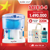 Máy tăm nước gia đình Maxcare Max456L Nhật Bản - Tặng 11 đầu tăm nước - BH chính hãng 12 tháng
