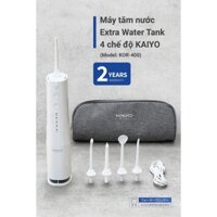 Máy tăm nước kaiyo nhật Extra Water Tank 4 chế độ khay chứa nước lớn va dung lượng pin 2000mAh sản xuất tại Trung Quốc