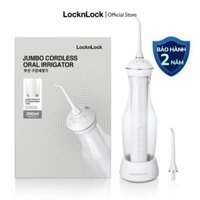 Máy tăm nước không dây Lock&Lock Jumbo cordless oral irrigator 280ml - Màu trắng - ENR126WHT