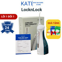 Máy Tăm Nước Lock&Lock ENR156BLU, Tăm Nước Cầm Tay Du Lịch Không Dây Chăm Sóc Răng Miệng Bảo Hành 12 tháng 200ML