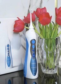 Máy tăm nước Panasonic cầm tay dùng pin sạc EW1211 - Hàng Chính Hãng - Trắng xanh