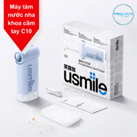 Máy tăm nước sóng âm usmile C10 - Thiết bị chăm sóc răng miệng chuyên dụng - Bảo hành 12 tháng