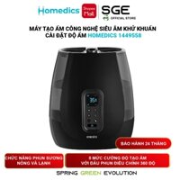Máy Tạo Ẩm Công Nghệ Siêu Âm Khử Khuẩn Cài Đặt Độ Ẩm Homedics 1449558 Tặng Bộ Đổi Nguồn SGE