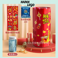 Máy tạo bong bóng pháo hoa HOT TREND TẾT 2023 có đèn tặng kèm nước bong bóng và có âm thanh và led hn store