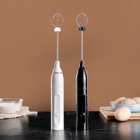 Máy tạo bọt cà phê, đánh trứng 2 đầu sạc điện