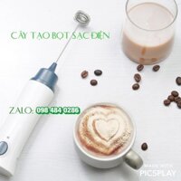 Máy tạo bọt cà phê Foamer sạc điện