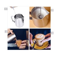 Máy Tạo Bọt Cafe Máy Đánh Trứng Máy Trộn Bột Dùng Pin