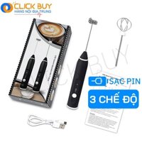 MÁY TẠO BỌT CAFE, MÁY ĐÁNH TRỨNG MINI CẦM TAY  SẠC USB