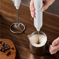 Máy tạo bọt sữa cầm tay Máy đánh trứng điện gia đình Que khuấy tạo bọt sữa, que khuấy cà phê