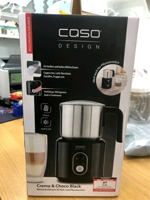 Máy tạo bọt sữa Caso Crema & Choco Black 1665