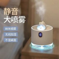 Máy tạo độ ẩm không gian cho thú cưng dễ thương Sạc USB Viên nang lớn Tắt tiếng Đèn ngủ Hydrating Xịt lớn Máy tạo độ ẩm phòng 3.23.007