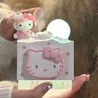 Máy tạo độ ẩm mặt trăng Hello Kitty Xịt nhỏ cho bé gái Bạn gái Bạn gái Trái tim ấm áp Quà tặng sinh nhật