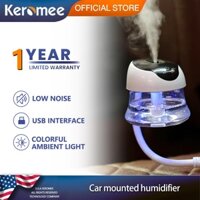 Máy tạo độ ẩm ô tô Keromee USB Da khô cầm tay Mini cầm tay Máy tạo độ ẩm hơi nước nóng