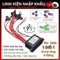 🍀Máy tạo ion âm🍀 Lọc không khí MS-FA7000 bộ 10 râu điện áp 220V-60Hz / 12V , 100 triệu Ion,  bảo hành 3T