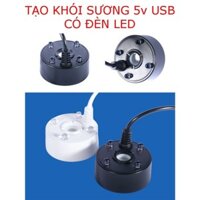 Máy tạo khói 5v phun sương máy tạo độ ẩm có đèn Led tạo độ ẩm phong thủy hòn non bộ tiểu cảnh trong nhà ngoài trời