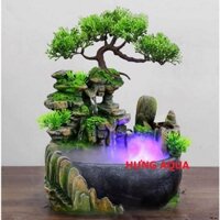 Máy tạo khói cho hồ bán cạn, hồ thủy sinh, hòn non bộ, tiểu cảnh, đèn led đổi màu Jeneca MM-32