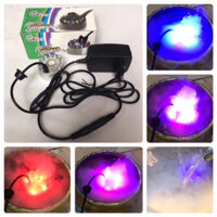 Máy tạo khói có đèn mini, dùng cho gội đầu dưỡng sinh, tiểu cảnh