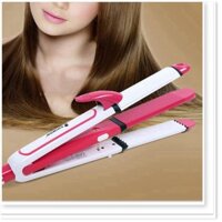 Máy tạo kiểu tóc 3 trong 1 shinon SH-8088 cao cấp, máy uốc tóc, bấm tóc và duỗi tóc tiện dụng