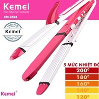 Máy tạo kiểu tóc 3in1 điều chỉnh nhiệt độ KEMEI 3304 - Hàng nhập khẩu shopee. vn|mochi04