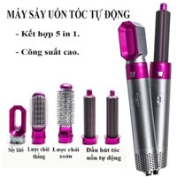 Máy tạo kiểu tóc, lược điện làm tóc đa năng 5in1 máy sấy tóc tự động, uốn xoăn, làm phồng cao cấp hàn quốc