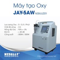 MÁY TẠO OXY 3LÍT- 5LÍT MEDALLY JAY-3AW, JAY-5AW  [CAM KẾT HÀNG CHÍNH HÃNG, MỚI 100%]-Tặng SPO2 Medally MD9