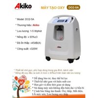 Máy tạo oxy 5 lít / phút Akiko DO2-5A chính hãng, bảo hành 1 năm