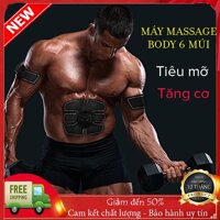 Máy Tập Body 6 Múi GYM Beauty Body EMS - AN TOÀN XUNG ĐIỆN MẠNH GIẢM MỠ 6 MÚI RÕ RỆT - Máy massage bụng máy massage toàn thân máy mat xa cầm tay - BH 12 tháng - SUMO