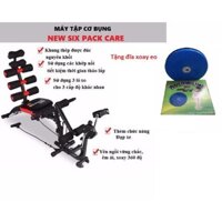 Máy tập cơ bụng New Six Pack Care có đạp chân (tặng quà)