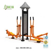 Máy tập đi bộ lắc tay 2 mặt ls14
