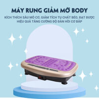 Máy tập rung toàn thân, kích thích mô cơ, định hình cơ thể, giảm mỡ bụng và tăng cường độ đàn hồi cơ bắp CSSD93 Claudia